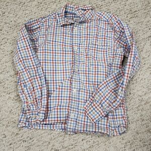 Plaid Button-Up Shirt